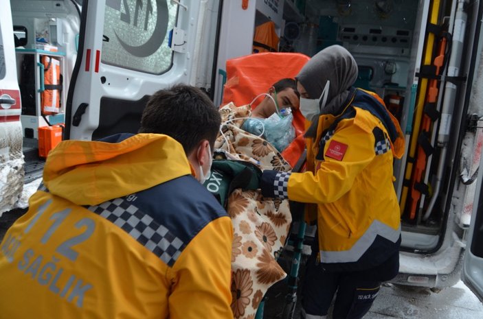 Aksaray’da soba gazı nedeniyle 17 kişi, hastanelik oldu