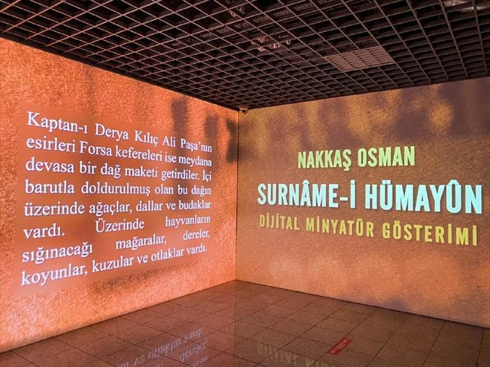 Marmaray'da Dijital Minyatür Sergisi açıldı