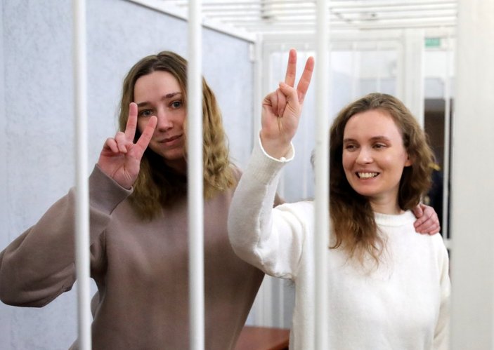 Belarus'ta protesto görüntüsü çeken gazetecilere hapis cezası verildi