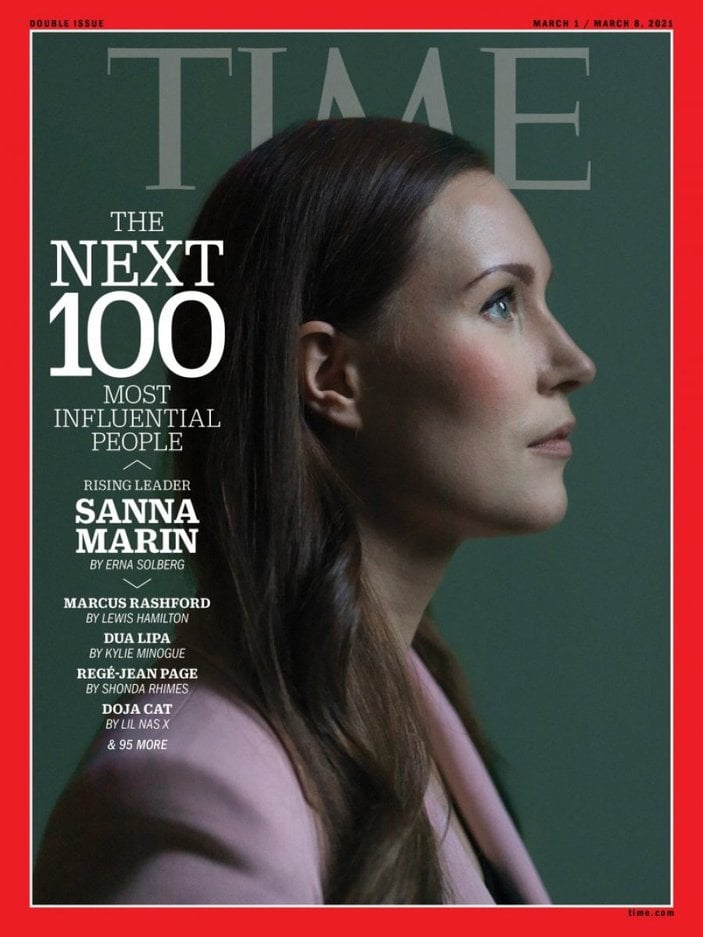Sanna Marin, Time dergisine kapak oldu