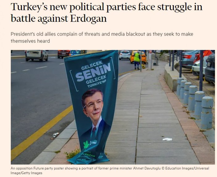 Financial Times, Ali Babacan ve Ahmet Davutoğlu'nu yazdı