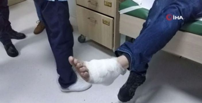 Samsun'da teyze oğlunun silahlı saldırısına uğradı