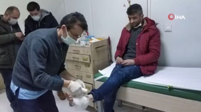 Samsun'da teyze oğlunun silahlı saldırısına uğradı