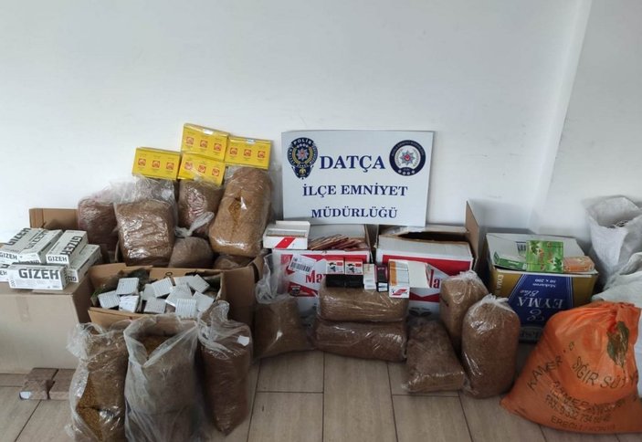 Muğla'da 210 kilogram kaçak tütün ele geçirildi
