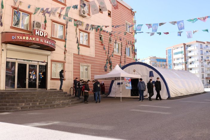 HDP binası önündeki evlat nöbetinde 539'uncu gün
