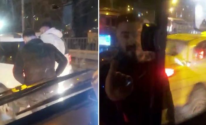 d Bakırköy’de iki saldırgan İETT otobüsünün önünü kesti