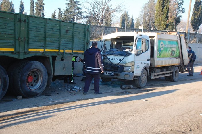 Edirne'de trafik kazası: 3 yaralı