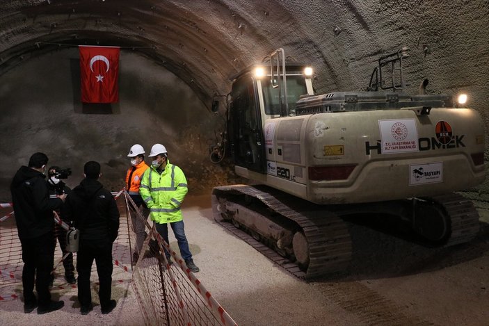 Karadeniz'i İç Anadolu'ya bağlayacak 'Kırkdilim Tüneli'nde ışık göründü