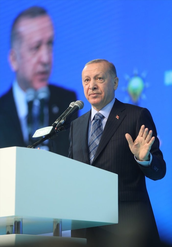 Cumhurbaşkanı Erdoğan AK Parti İzmir Kongresi'ne katıldı