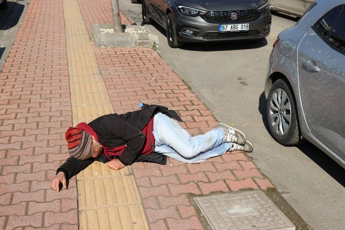 Zonguldak'ta alkollü şahıs, ekipleri harekete geçirdi