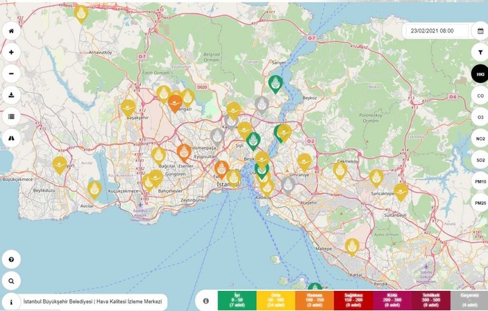 İstanbul'da hava kirliliği artıyor