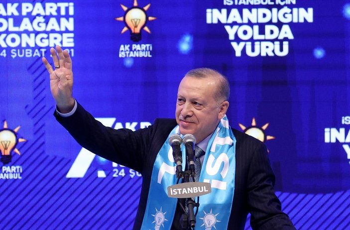 Cumhurbaşkanı Erdoğan, AK Parti İstanbul kongresinde