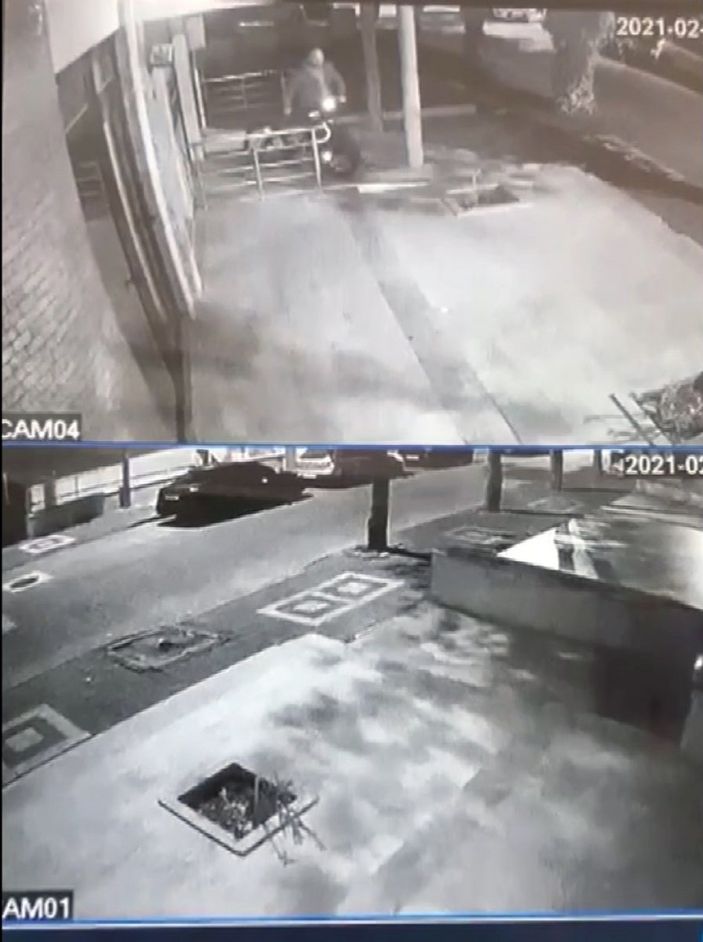 Muğla'daki bisiklet hırsızlığı kamerada