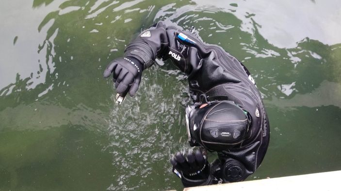 i Samsun’da göle atılan silah polisi harekete geçirdi