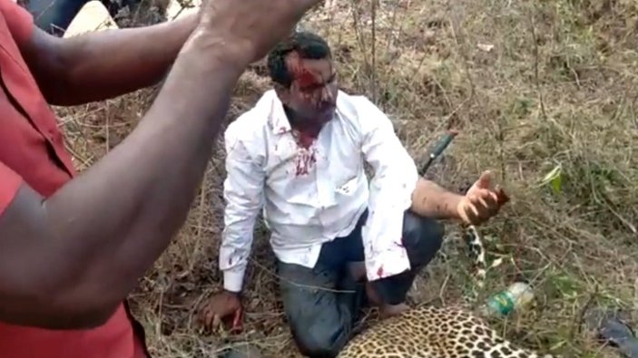 Hindistan'da bir baba, kızı için leoparı elleri ile öldürdü