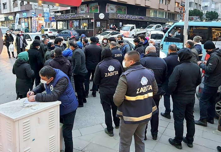 a Maltepe'de işçilerin grevi devam ediyor