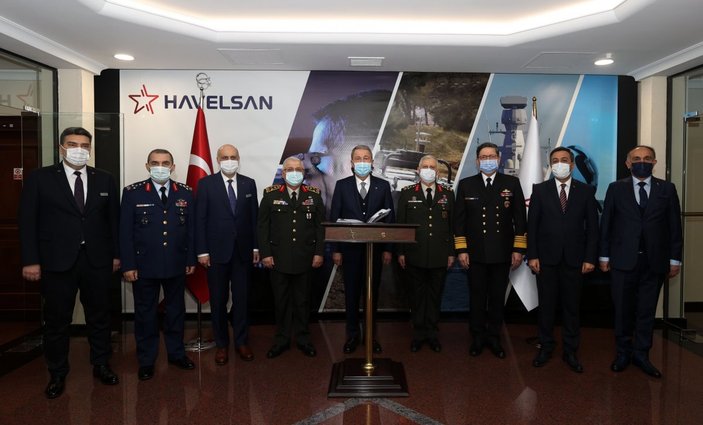 Hulusi Akar Havelsan'da incelemelerde bulundu