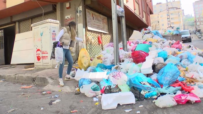 Maltepe'deki çöp rezilliği 6. gününde