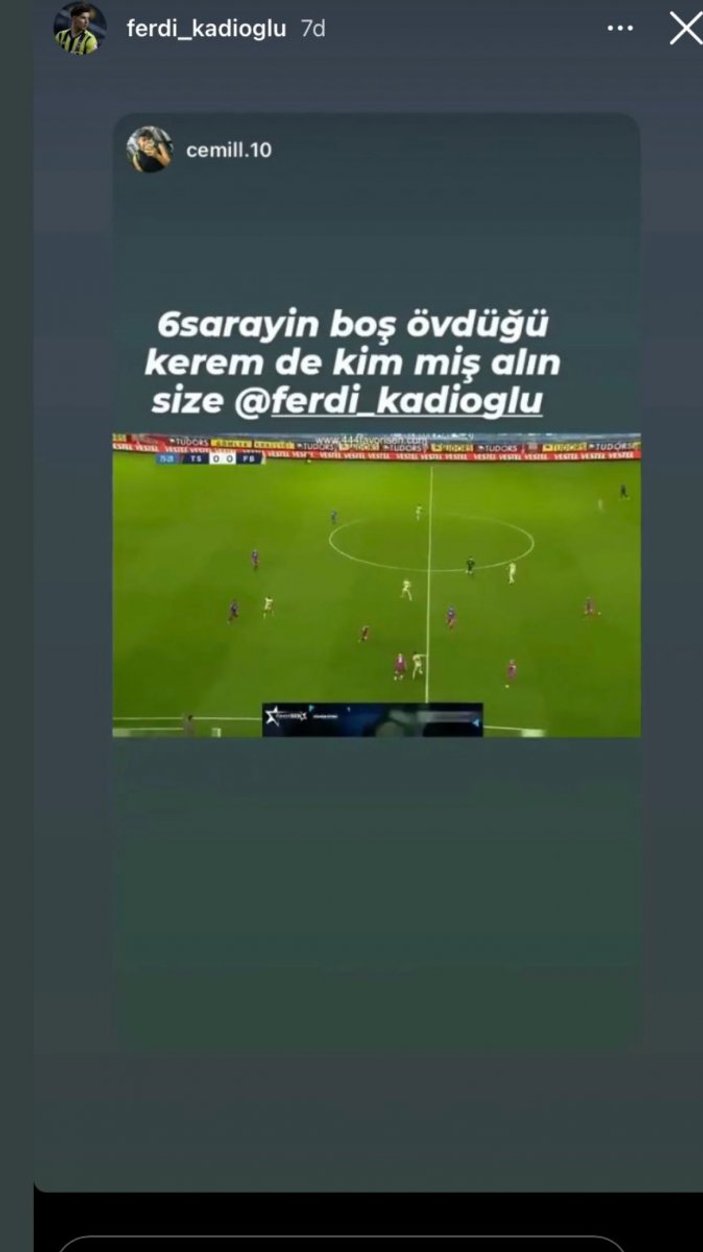 Ferdi Kadıoğlu, Galatasaray paylaşımını silip özür diledi