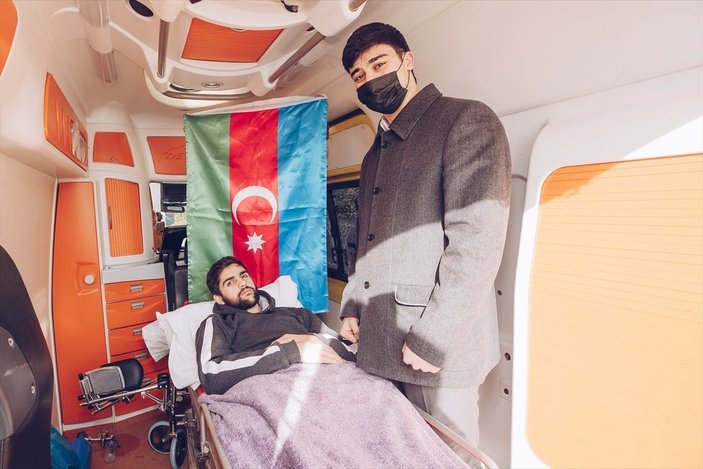 Karabağ gazisi 10 Azerbaycanlı Türkiye'de tedavi edilecek