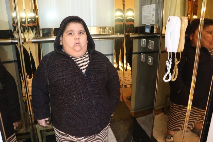Samsun'da 5 yaşındaki çocuk 90 kiloya ulaştı