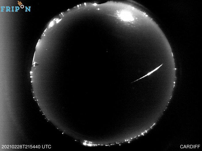 İngiltere semalarında meteor görüntülendi