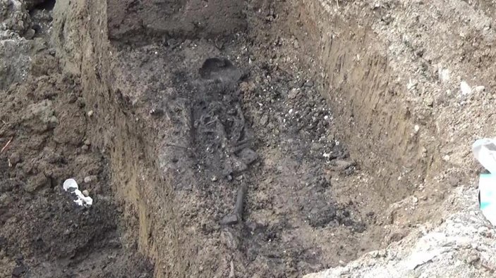 Düzce’de bin 500 yıllık Bizans mezarı bulundu