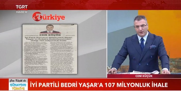 Ankara Büyükşehir Belediyesi'nden İyi Partili Bedri Yaşar'a 107 milyonluk ihale