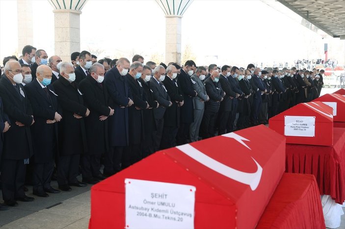 Bitlis şehitleri için Ankara'da devlet töreni