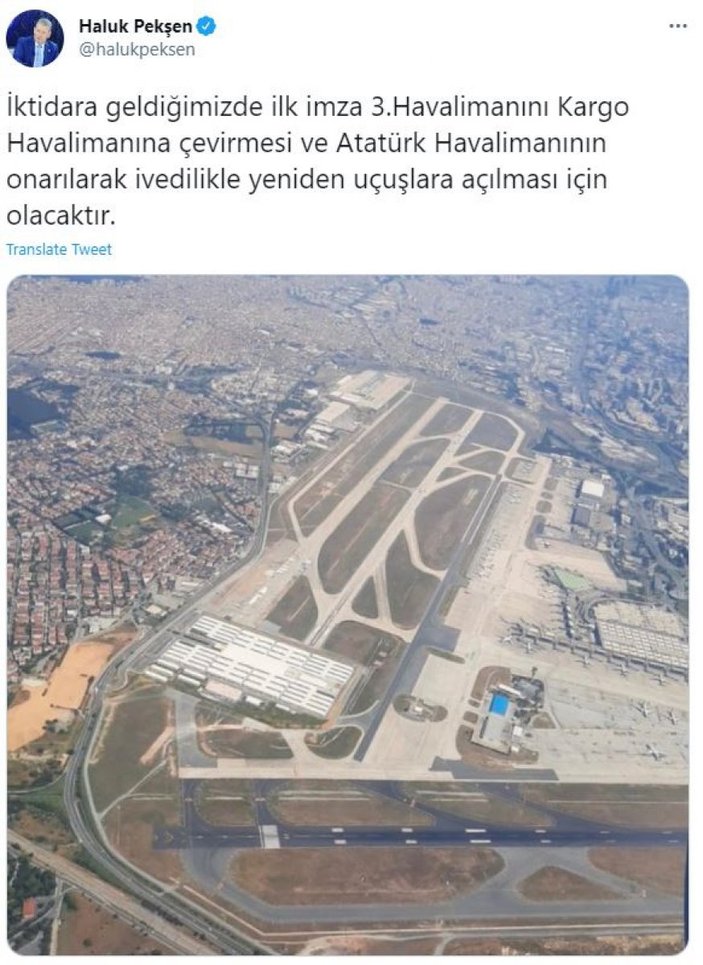 CHP'nin iktidar hayali: İstanbul Havalimanı'nı kapatmak