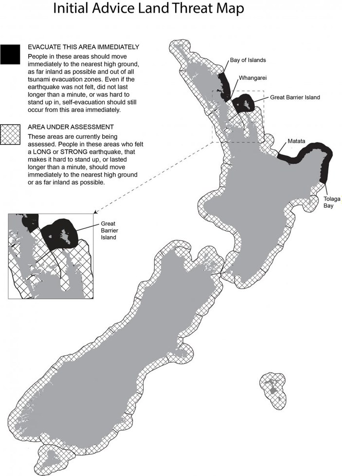 Yeni Zelanda'da 8.1 büyüklüğünde deprem meydana geldi