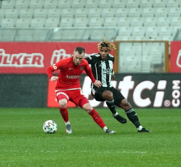 Beşiktaş, Gaziantep FK'yı 2 golle geçti