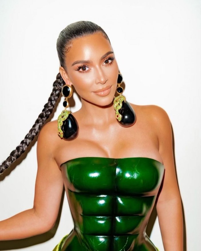 Kim Kardashian’a kertenkele tepkisi
