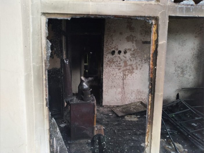Samsun'daki yangından 2 kişi etkilendi