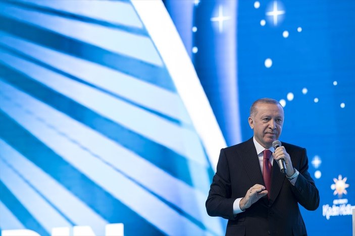 Cumhurbaşkanı Erdoğan, AK Parti Kadın Kolları Kongresi'nde konuştu