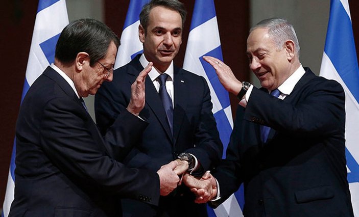 Rum yönetimi, Yunanistan ve İsrail arasında enerji anlaşması