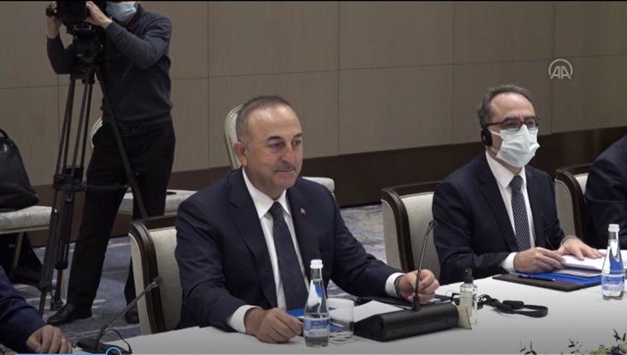 Çavuşoğlu, Özbekistan'da mevkidaşı Abdülaziz Kamilov ile görüştü