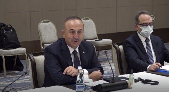 Çavuşoğlu, Özbekistan'da mevkidaşı Abdülaziz Kamilov ile görüştü