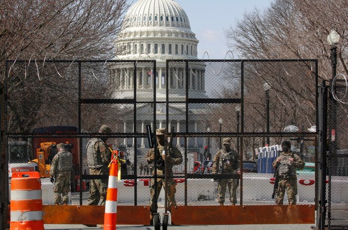 ABD'de Ulusal Muhafızların Kongre'yi koruma görev süresi 2 ay daha uzatıldı