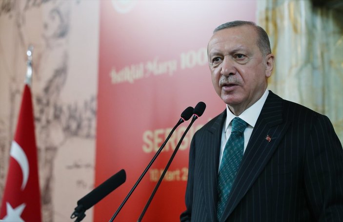 Cumhurbaşkanı Erdoğan, 100. Yılında İstiklal Marşı Sergisi'nde