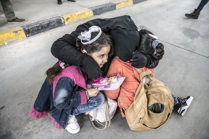 Samsun'da yaşayan anne, Suriye'deki çocuklarına 2,5 yıl sonra kavuştu