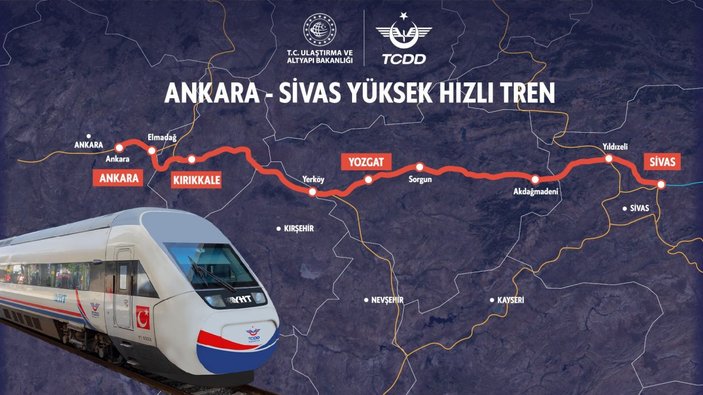 Ankara-Sivas hızlı tren hattı, haziranda hizmete girecek