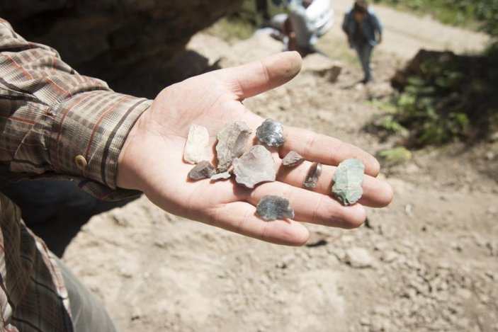 Trabzon’da M.Ö. 11 bin yılına ait taş aletler bulundu