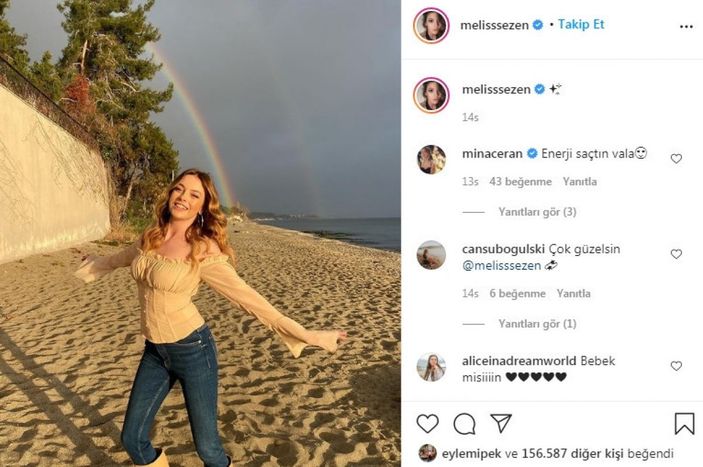 Melis Sezen'in paylaşımına beğeni yağdı