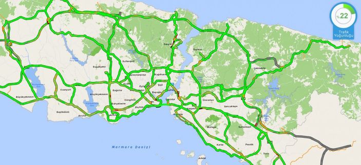 15 Temmuz Şehitler Köprüsü'nde trafik yoğunluğu