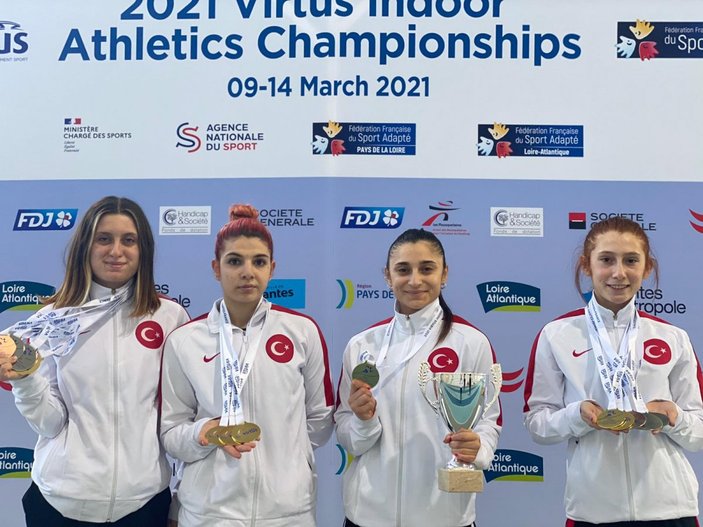VIRTUS Avrupa Salon Atletizm Şampiyonası'nda Türkiye, Avrupa şampiyonu oldu