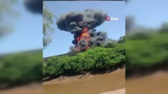 Brezilya'da akaryakıt tankeri patladı: 1 ölü