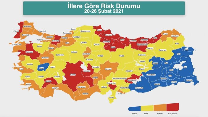 Koronavirüs risk haritası bugün açıklanacak