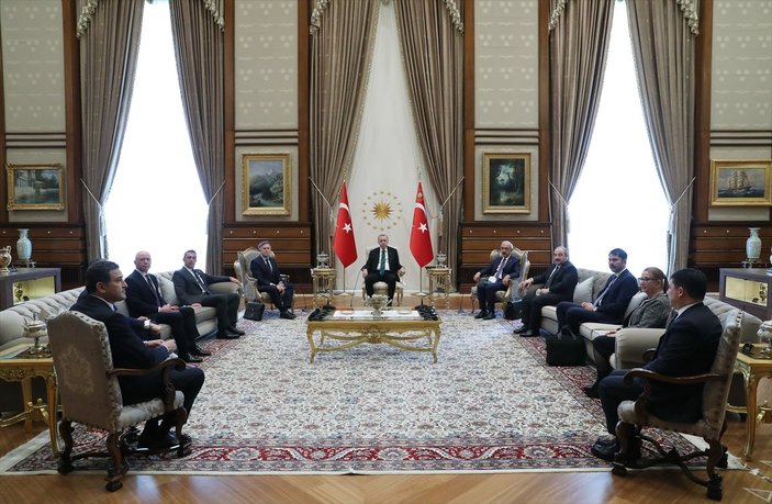 Cumhurbaşkanı Erdoğan, Ali Koç ile bir araya geldi