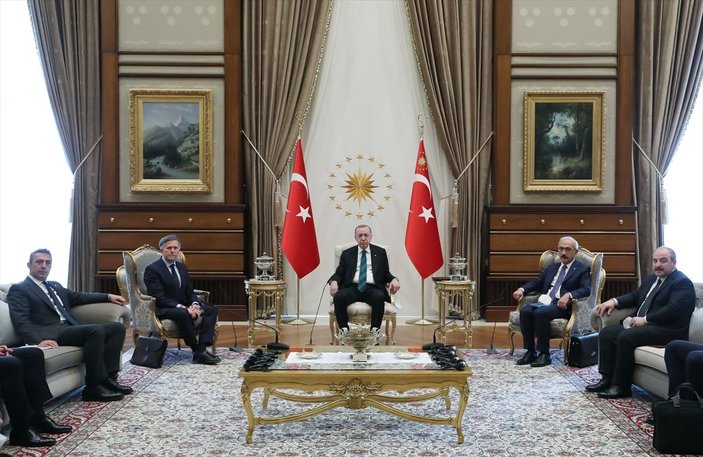 Cumhurbaşkanı Erdoğan, Ali Koç ile bir araya geldi
